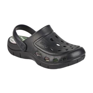 Сабо (крокси) COQUI жіночі JUMPER (6352 Black modern tropical) чорний