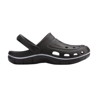 Сабо (кроксы) COQUI женские JUMPER (6352 Black/Antracit) черный/серый