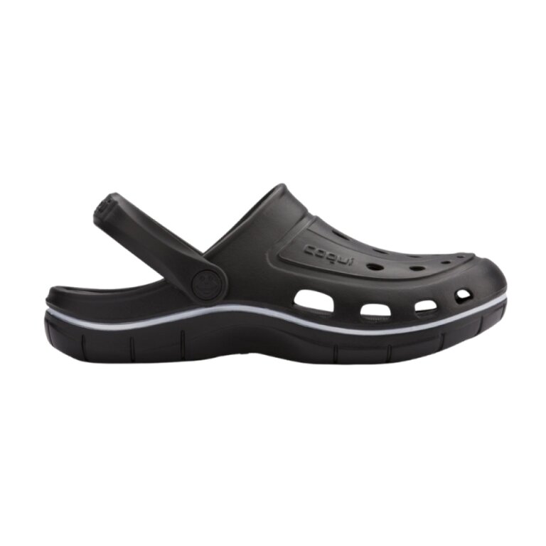 Сабо (кроксы) COQUI женские JUMPER (6352 Black/Antracit) черный/серый