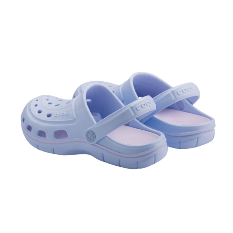 Сабо (кроксы) COQUI женские JUMPER (6352 Candy blue/Pastel lt. lila) светло-голубой/фиолетовый