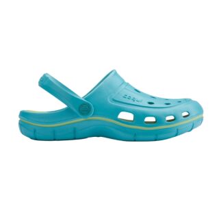 Сабо (кроксы) COQUI женские JUMPER (6352 Turquoise/Lt. lime) бирюзовый/лаймовый