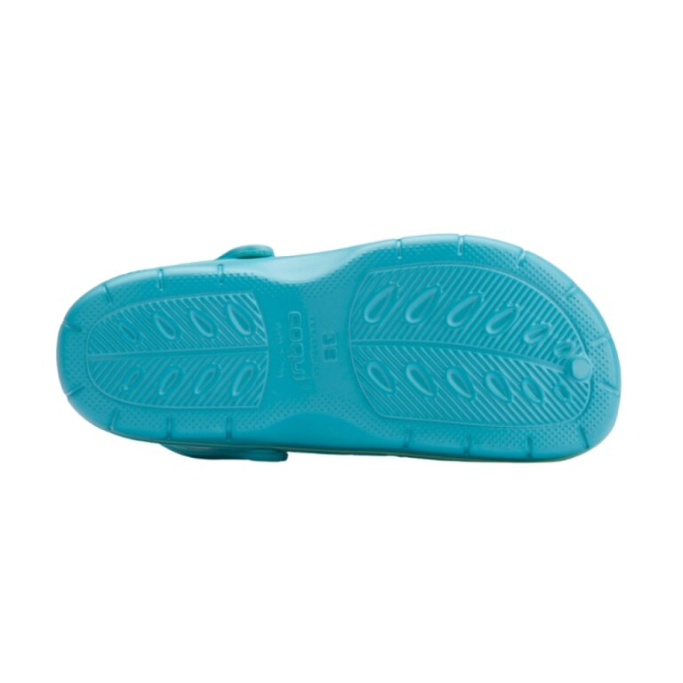 Сабо (кроксы) COQUI женские JUMPER (6352 Turquoise/Lt. lime) бирюзовый/лаймовый