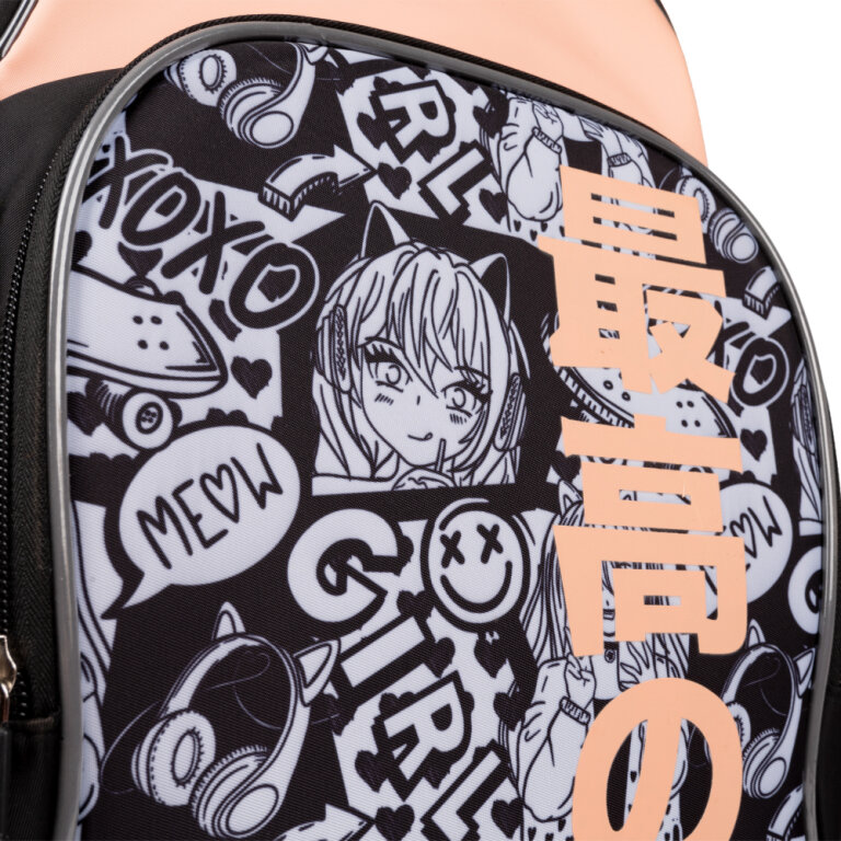 Рюкзак шкільний напівкаркасний YES S-100 Anime