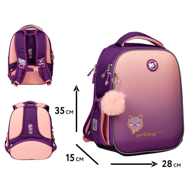 Рюкзак каркасний YES H-100 Happy Kitty