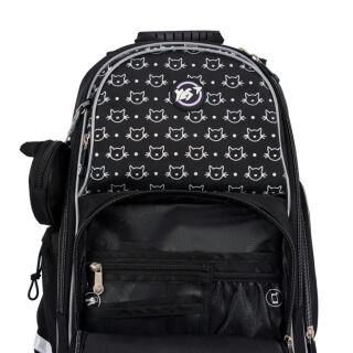 Рюкзак шкільний напівкаркасний YES S-100 Smiling Cats