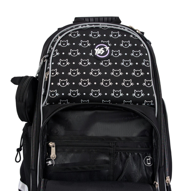 Рюкзак шкільний напівкаркасний YES S-100 Smiling Cats