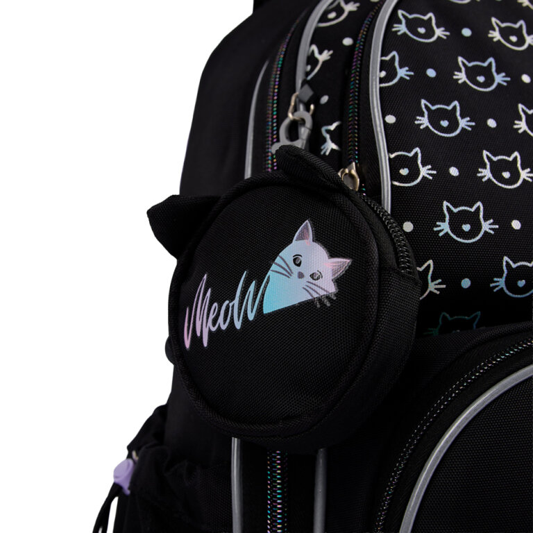 Рюкзак шкільний напівкаркасний YES S-100 Smiling Cats