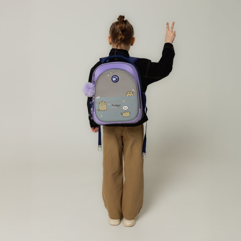 Рюкзак шкільний напівкаркасний YES S-109 Pusheen Playful
