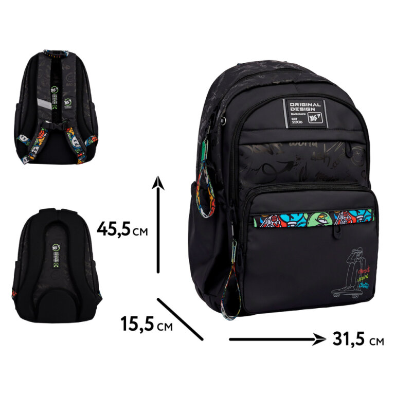 Рюкзак шкільний YES TS-47 Street Style