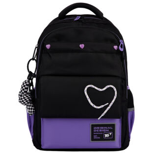 Рюкзак шкільний YES TS-48 Purple Hearts