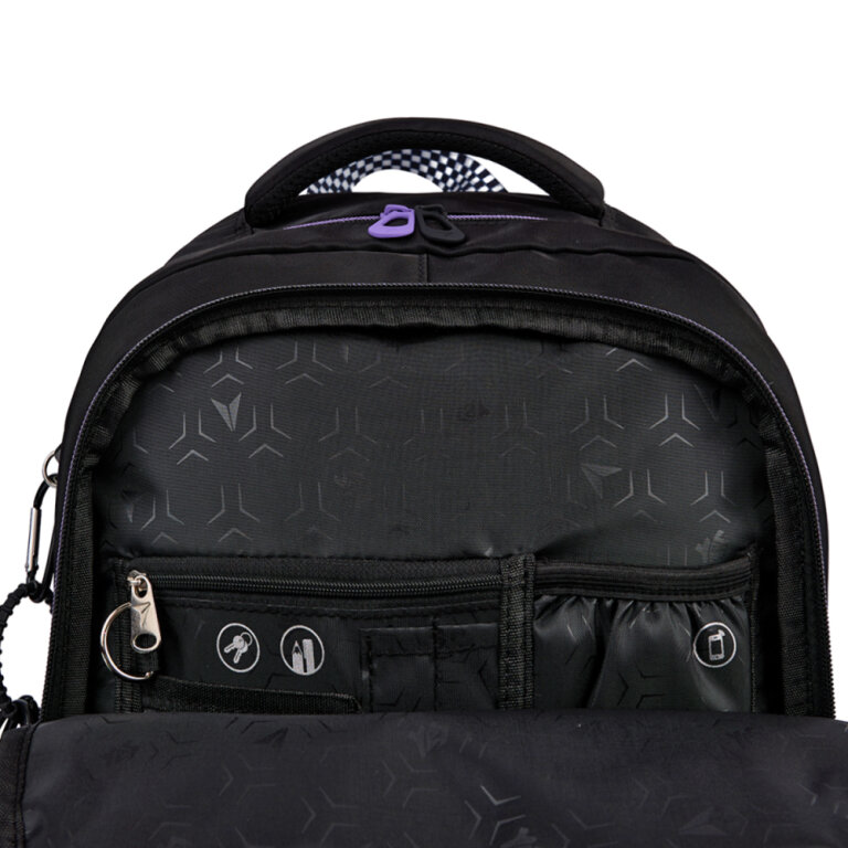 Рюкзак шкільний YES TS-48 Purple Hearts