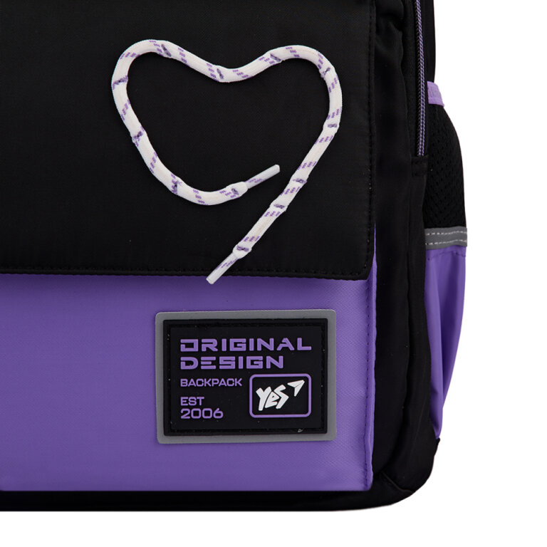 Рюкзак шкільний YES TS-48 Purple Hearts