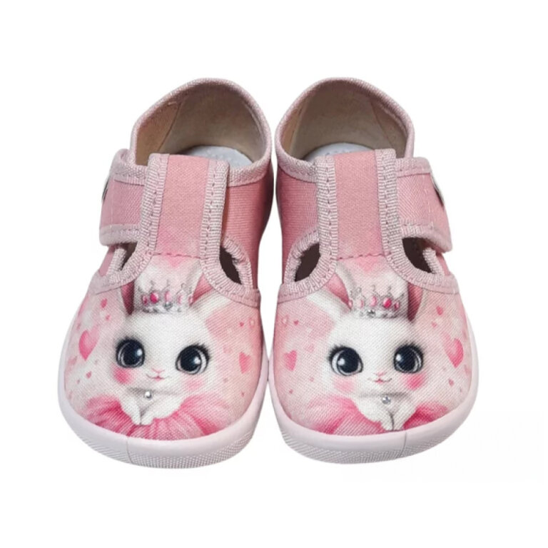 Капці текстильні для дівчаток Waldi Jully 360-715 пудрові