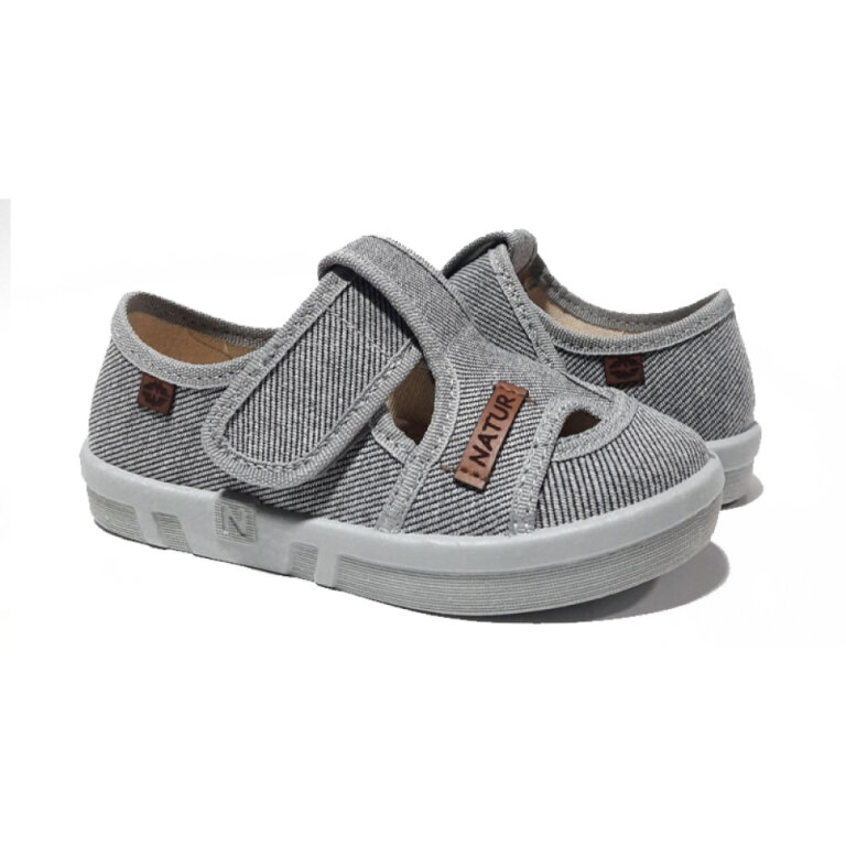 Капці текстильні для хлопчиків Waldi Robert 386-0 сірі