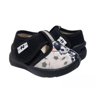 Капці текстильні для хлопчиків Waldi Romao 360-51-576 чорні