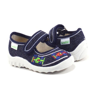 Капці текстильні для хлопчиків Waldi Denis 225-517 сині