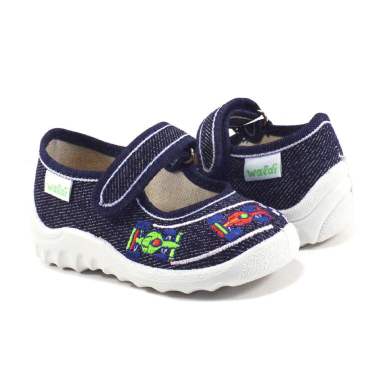 Капці текстильні для хлопчиків Waldi Denis 225-517 сині
