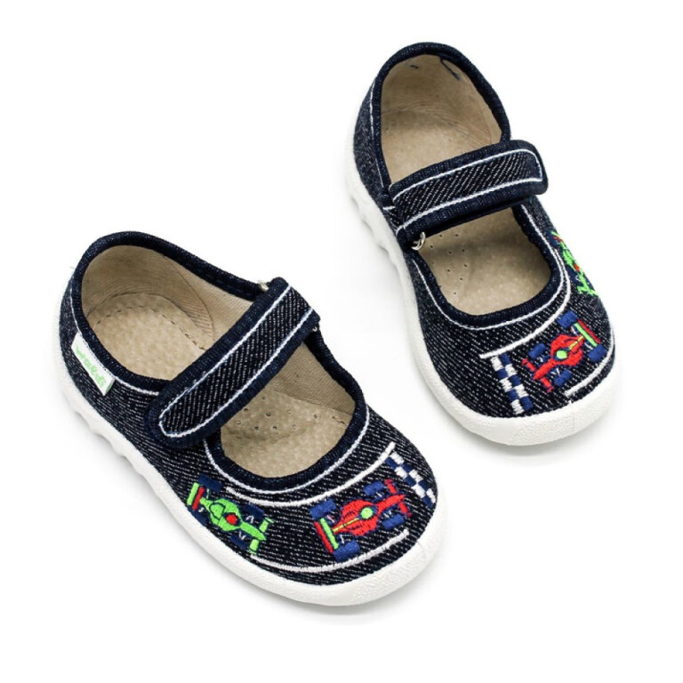 Капці текстильні для хлопчиків Waldi Denis 225-517 сині