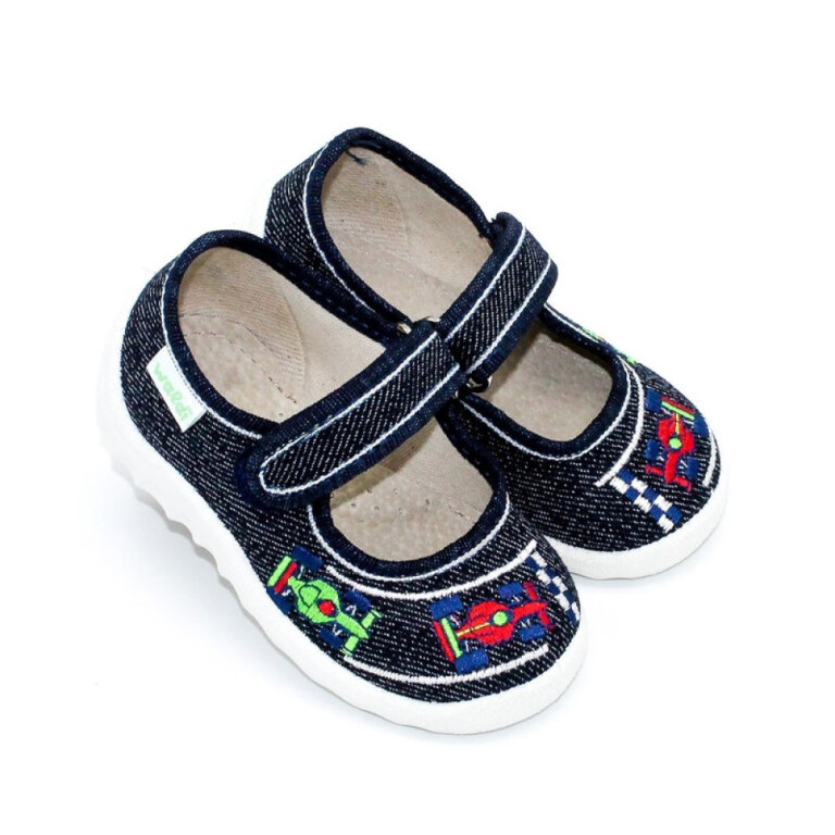 Капці текстильні для хлопчиків Waldi Denis 225-517 сині