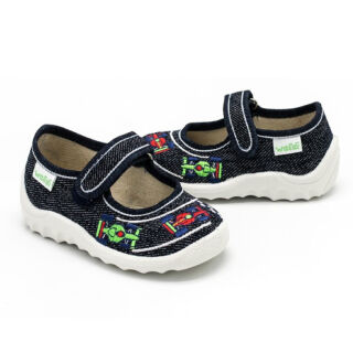 Капці текстильні для хлопчиків Waldi Denis 225-517 сині