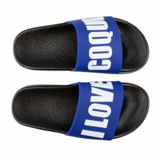 Шльопанці дитячі COQUI RUKI (6383 Black/Royal love) чорний/синій