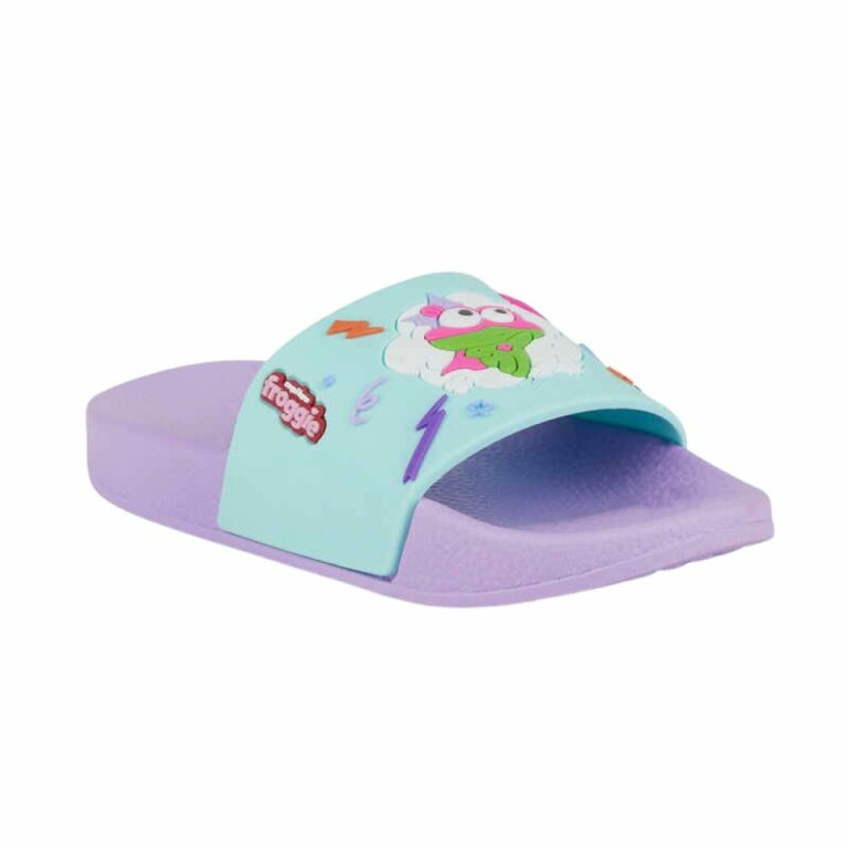 Шльопанці дитячі COQUI RUKI (6383 TT&F Lt. Lila/Lt. Mint Hero) фіолетовий/м'ятний