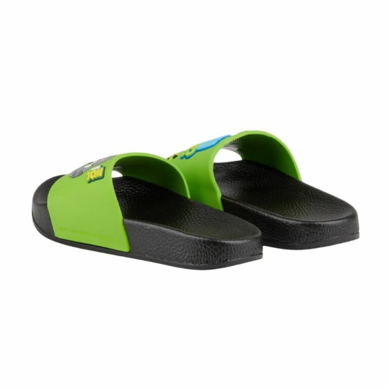 Шльопанці дитячі COQUI RUKI (6383 TT&F Black/Lime) чорний/зелений/салатовий