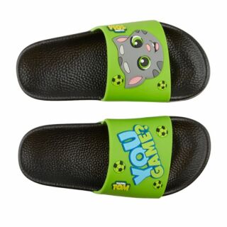 Шльопанці дитячі COQUI RUKI (6383 TT&F Black/Lime) чорний/зелений/салатовий