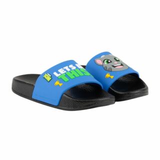 Шльопанці дитячі COQUI RUKI (6383 TT&F Black/Royal) чорний/блакитний