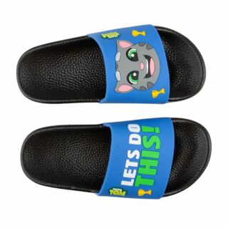 Шльопанці дитячі COQUI RUKI (6383 TT&F Black/Royal) чорний/блакитний