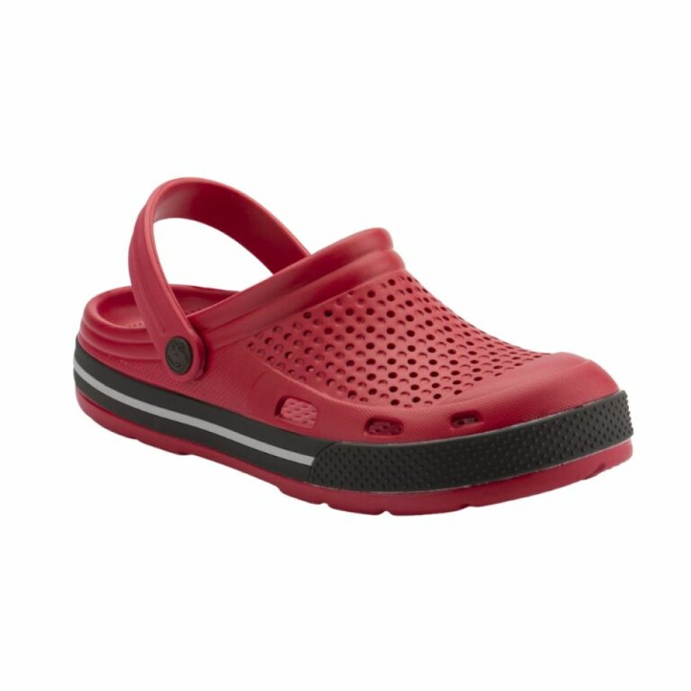 Сабо (кроксы) COQUI мужские LINDO (6403 Red/Antracit) красный/серый