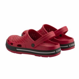 Сабо (кроксы) COQUI мужские LINDO (6403 Red/Antracit) красный/серый