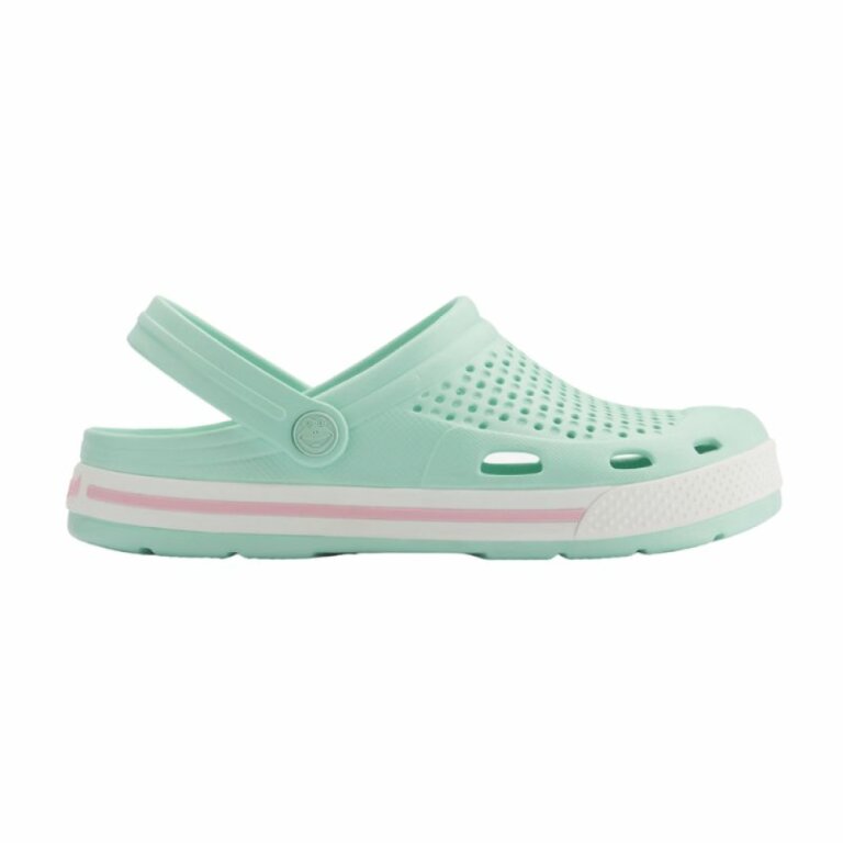 Сабо (крокси) COQUI жіночі LINDO (6413 Lt. mint/White) м'ятний