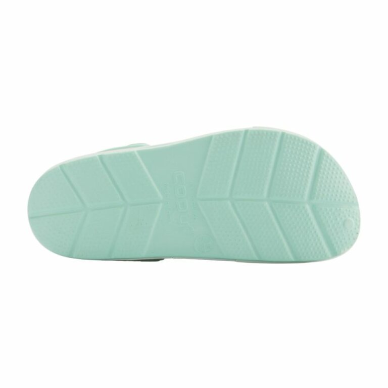 Сабо (крокси) COQUI жіночі LINDO (6413 Lt. mint/White) м'ятний