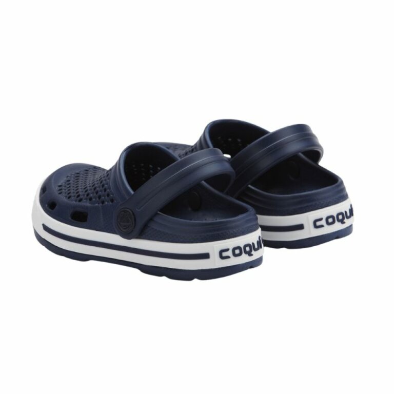 Сабо (крокси) дитячі COQUI LINDO (6423 Navy/White navy) синій