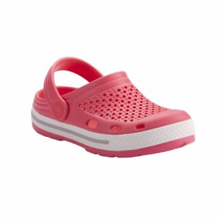 Сабо (крокси) дитячі COQUI LINDO (6423 New rouge/Khaki grey) рожевий