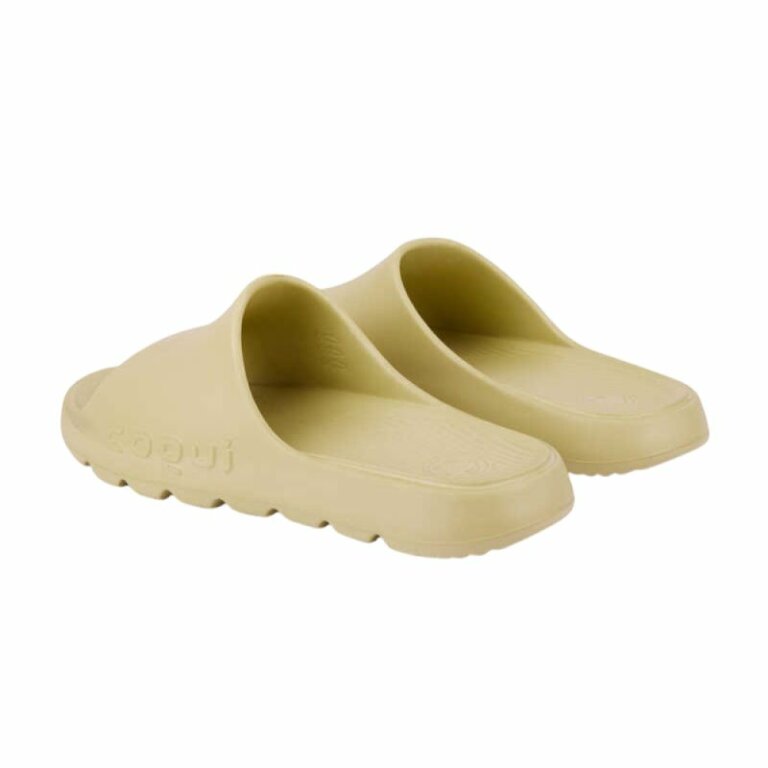 Шльопанці чоловічі COQUI LOU (7041 Ecru) світло-фісташковий