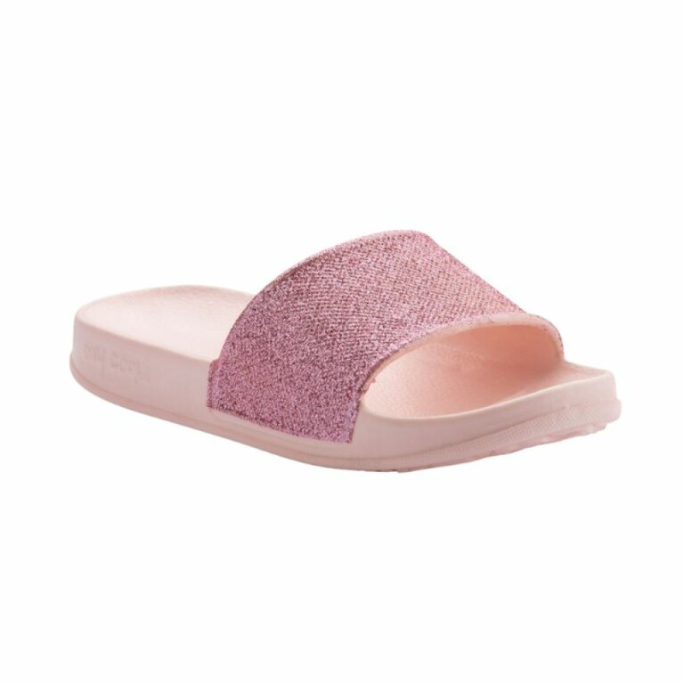Шльопанці дитячі COQUI TORA (7083 Candy pink glitter) світло-рожевий з блискітками
