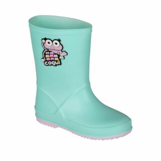 Дитячі гумові чоботи COQUI RAINY (8505 Mint/Candy pink) м'ятний (мають дефект кольору)