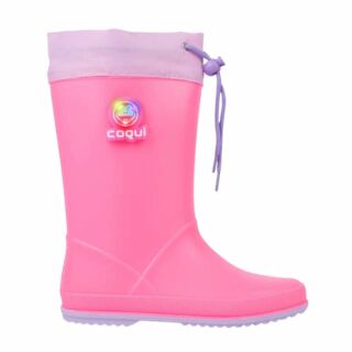 Дитячі гумові чоботи COQUI RAINY (8508 Lt. Fuchsia/Lt. Lila Flash) рожевий