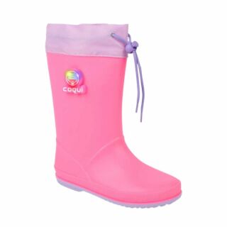 Дитячі гумові чоботи COQUI RAINY (8508 Lt. Fuchsia/Lt. Lila Flash) рожевий