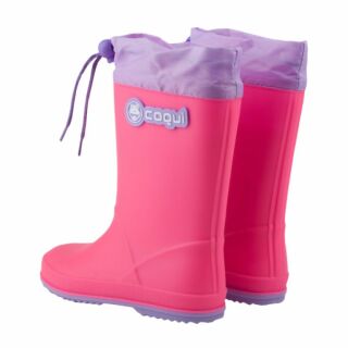Дитячі гумові чоботи COQUI RAINY (8509 Lt. fuchsia/Lt. lila) рожевий