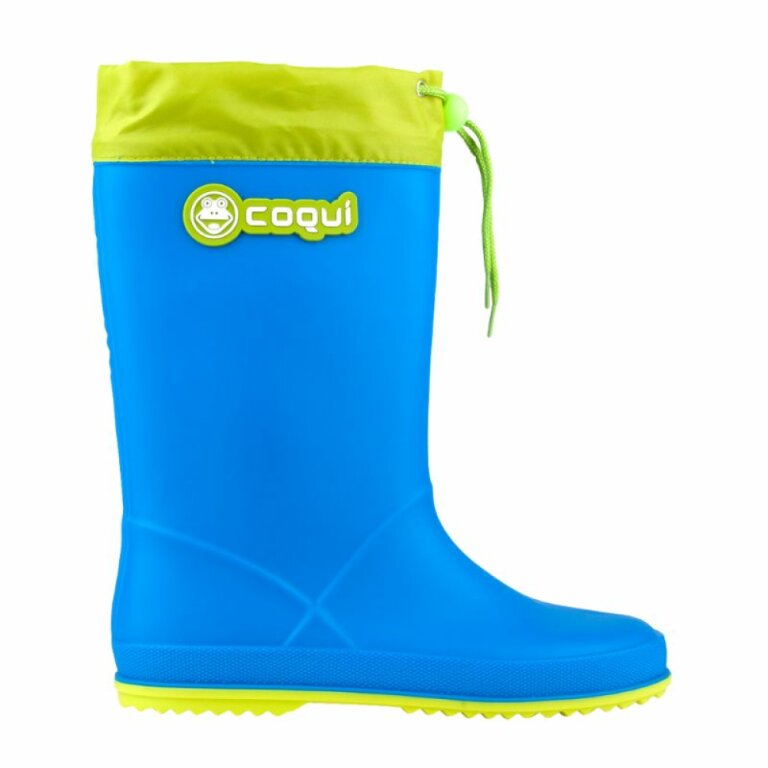 Дитячі гумові чоботи COQUI RAINY (8509 Sea blue/Citrus) блакитний