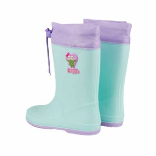 Дитячі гумові чоботи COQUI RAINY (8558 Lt. Mint/Lt. Lila) м'ятний/ментоловий (З УТЕПЛЕННЯМ)