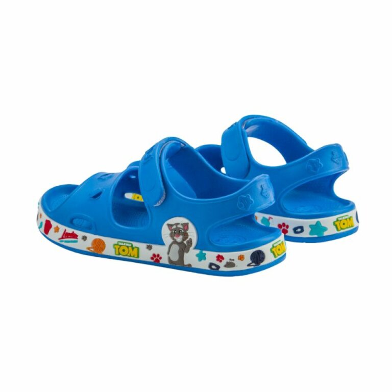 Босоніжки дитячі COQUI FOBEE Talking Tom and Friends (8851 Sea blue/White) блакитний/білий