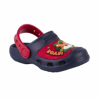 Сабо (крокси) дитячі COQUI MAXI (9382 Navy/New Red Jungle Wildness) синій/червоний