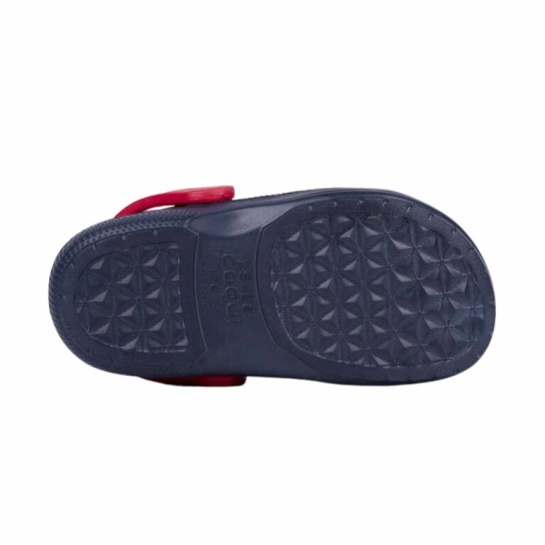 Сабо (крокси) дитячі COQUI MAXI (9382 Navy/New Red Jungle Wildness) синій/червоний