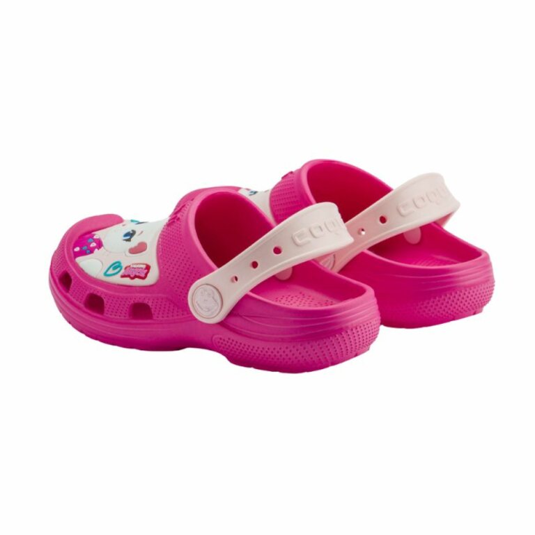 Сабо (крокси) дитячі COQUI MAXI Talking Tom and Friends (9382 Lt. fuchsia/Candy pink) рожевий/малиновий
