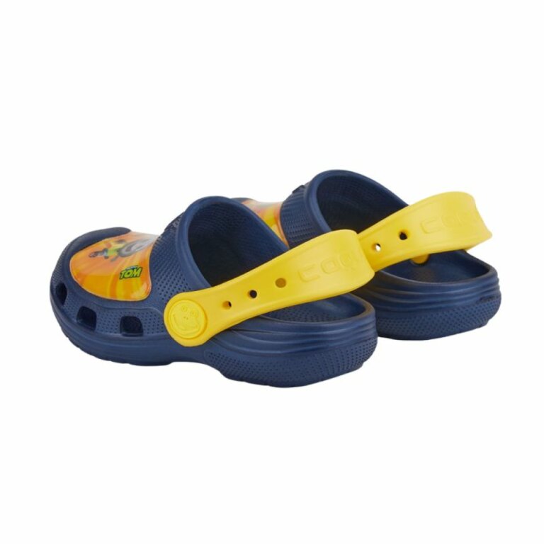 Сабо (крокси) дитячі COQUI MAXI (9382 Navy/Yellow) синій/жовтий