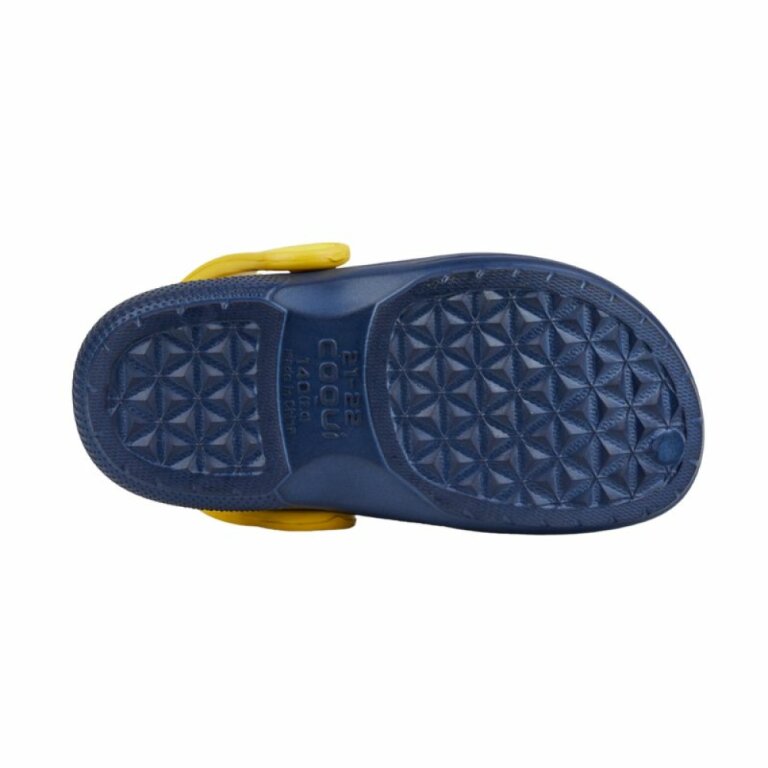 Сабо (крокси) дитячі COQUI MAXI (9382 Navy/Yellow) синій/жовтий